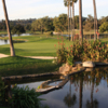 A view over the water of a green at Fairbanks Ranch Country Club