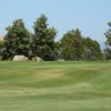 A view of a green at Boulder Oaks Golf Club