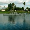 A view over the water from Seal Beach Navy Golf Course