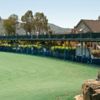 A view of the driving range tees at McInnis Park Golf Center