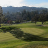 A sunny day view of a green at Rossmoor Golf Club