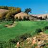 A view of the 3rd green at Oakhurst Country Club