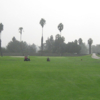 A view of a fairway at Whittier Narrows Golf Course (Parks LA County)