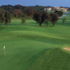 A view of the difficult par 3 17th hole at SeaCliff Country Club