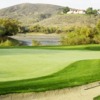 A view of an undulating green at Strawberry Farms Golf Club
