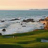 A view of the 18th green at Old Course from Half Moon Bay Golf Links