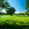 A sunny day view from a tee at Hidden Valley Lake Golf Course