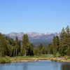 A view of the lake at Coyote Moon Golf Course