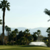 A view of a hole at Indian Palms Golf & Country Club