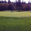 A view of the 18th green at East from Blue Rock Springs Golf Course