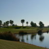 View of a green at Menifee Lakes Country Club