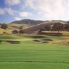 A view of the 3rd hole green at Deer Ridge Golf Club