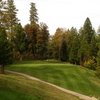 A view of green #17 at Apple Mountain Golf Resort.