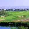 A view surrounded by water at Salt Creek Golf Club