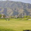 A view from Sierra Lakes Golf Club with mountains in background