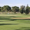 A view of a green at Riverside of Fresno Golf Course