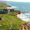 Aerial view from Half Moon Bay Golf Links