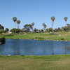 A view of the 8th hole accross the lake on green #5