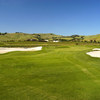 Green surrounded by bunkers at Chardonnay Golf Club