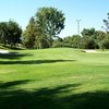 A view with bunkers in background from Lake Forest Golf & Practice Center