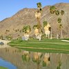 A view of the bridge to the 9th hole at Indian Canyons Golf Resort - South Course