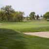 A view of hole #18 at Lakes/Oaks from Timber Creek Golf Course.