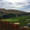 A view of a well protected green at Hiddenbrooke Golf Club