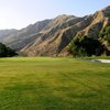 A view of the 6th green at Soboba Springs Royal Vista Country Club