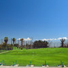 A view of the driving range at Los Angeles Royal Vista Golf Club