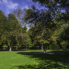 A view of a green at Armand Hammer/Holmby Park Pony Golf Course