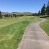 A view of a tee at Blue Rock Springs Golf Course