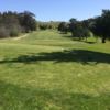 A view from a tee at Blue Rock Springs Golf Course