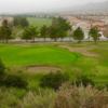 A view of a well protected hole at Yucaipa Valley Golf Club