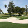 View of the bunkered green #3 at Regulation from Marine Memorial Golf Course.