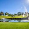 A view over a pond at Canyon Lake Country Club.