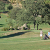 A view of a green at Auburn Lake Trails Golf Course.