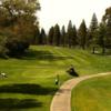 A view of a tee at Oakdale Golf & Country Club.