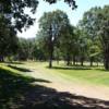 A sunny day view from Trinity Alps Golf Course.