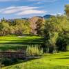 A view from a tee at Twin Oaks Golf Course.