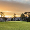 A view from tee #1 at Hemet West Mobile Estates.