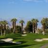 A sunny day view of a hole at Marriott's Desert Springs Resort.