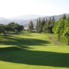 A view of the 18th hole at Mountain Meadows Golf Course.