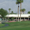 A view of the clubhouse at Palm Desert Greens Country Club.