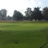 View of the putting green at Baylands Golf Links