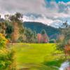 A view of the 18th fairway at DeBell Golf Club.