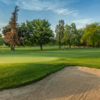 A sunny day view of a hole at Stockton Golf & Country Club.