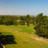 A view of a tee at San Joaquin Country Club.