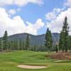 A view of a well protected green at Lahontan Golf Club.