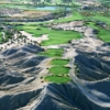 The third hole on the North Course at The Golf Club at Terra Lago offers a dramatic, elevated view of the entire area.