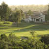 A sunny day view of a hole at The Crosby Club.